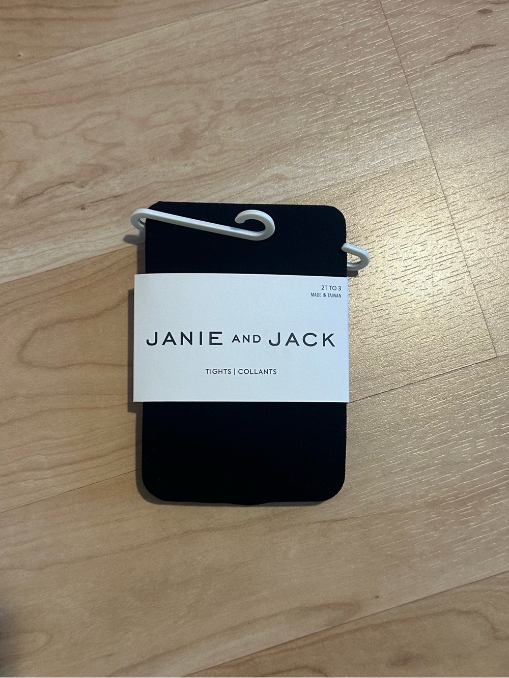 NWT Janie and Jack Black Tights Tights 2T-3